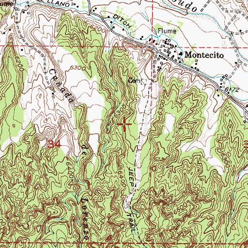 Topographic Map of HC-69095 Water Well, NM