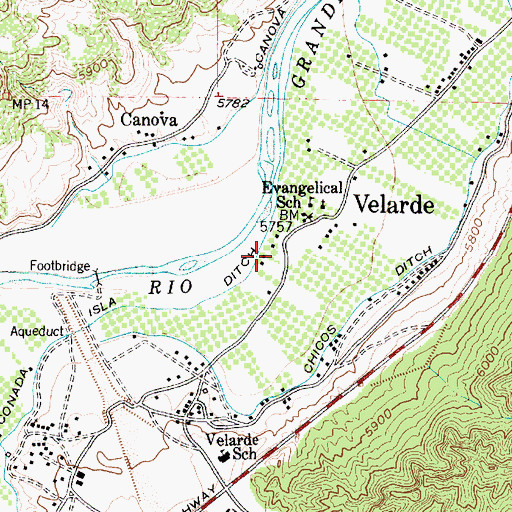 Topographic Map of RG-16134 Water Well, NM