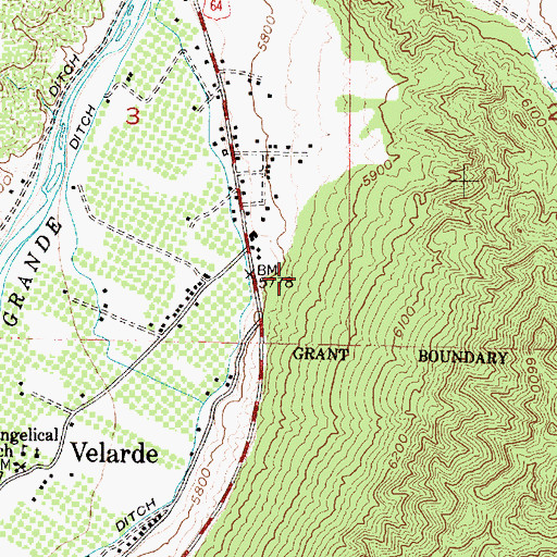 Topographic Map of RG-27006 Water Well, NM