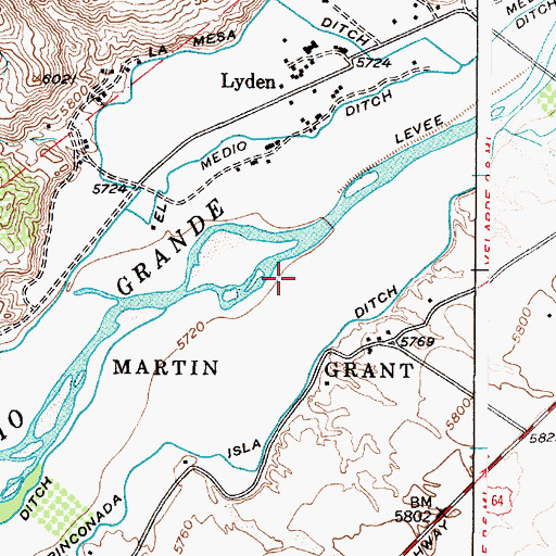 Topographic Map of RG-17833 Water Well, NM