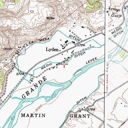 Topographic Map of RG-10089 Water Well, NM