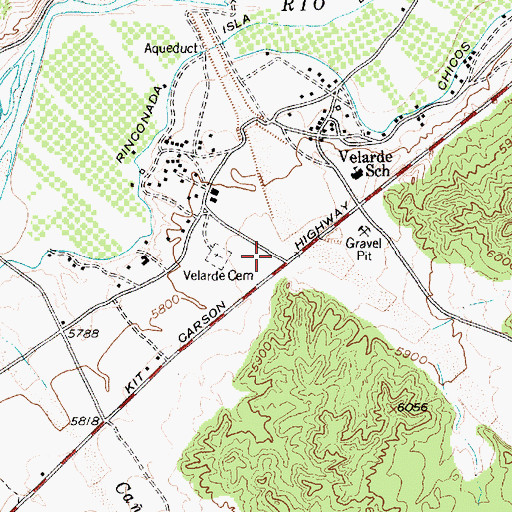 Topographic Map of RG-15996 Water Well, NM