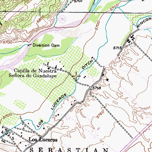Topographic Map of RG-15982 Water Well, NM