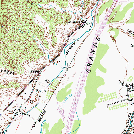 Topographic Map of RG-2846 Water Well, NM