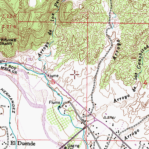 Topographic Map of RG-27530 Water Well, NM