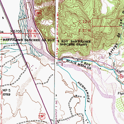 Topographic Map of RG-23678 Water Well, NM