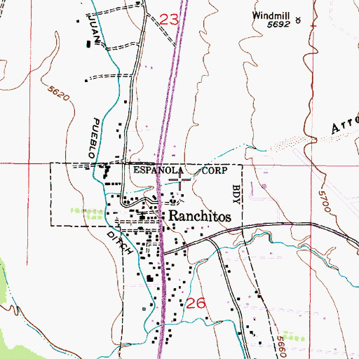 Topographic Map of RG-26723 Water Well, NM