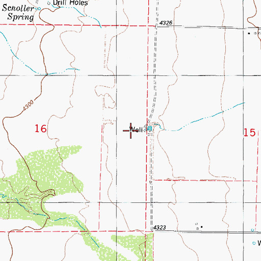 Topographic Map of Tularosa Water Well, NM