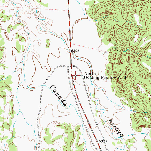 Topographic Map of N H P Water Well, NM
