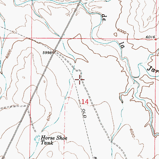 Topographic Map of Mckee A Water Well, NM