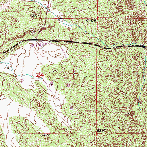 Topographic Map of Arryo Seco Water Well, NM