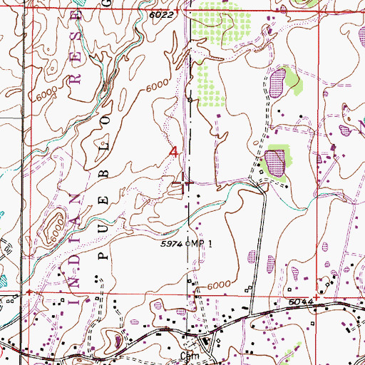 Topographic Map of RG-20351 Water Well, NM