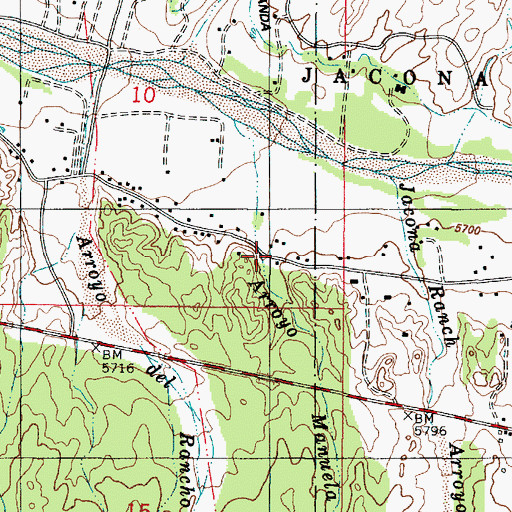 Topographic Map of RG-2420 Water Well, NM