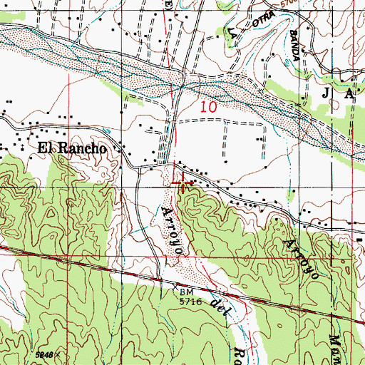 Topographic Map of RG-3578 Water Well, NM