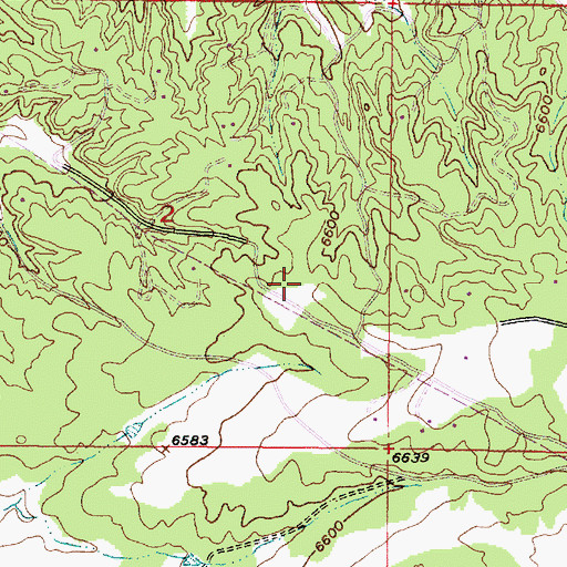 Topographic Map of Water Well 10214, NM