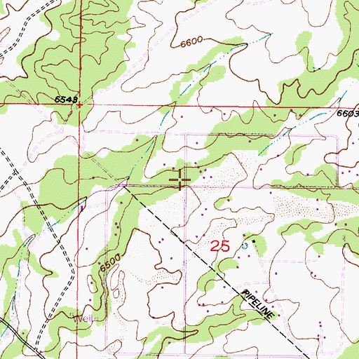Topographic Map of RG-19391 Water Well, NM
