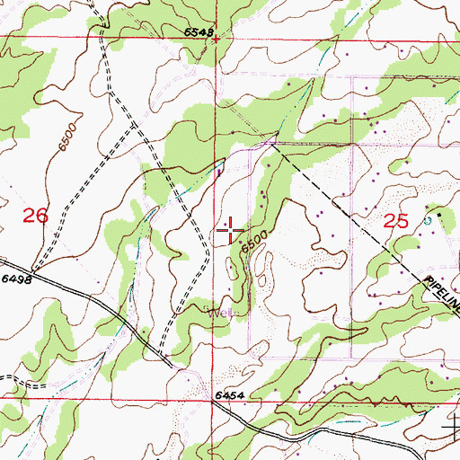 Topographic Map of RG-18119 Water Well, NM