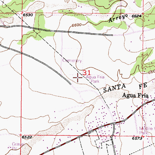 Topographic Map of RG-24041 Water Well, NM