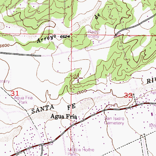 Topographic Map of Rg-20455 Water Well, NM