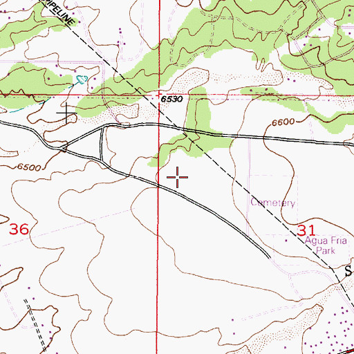 Topographic Map of RG-640 Water Well, NM