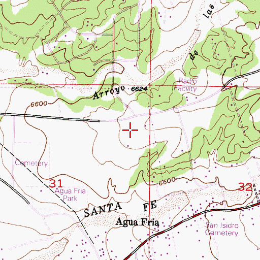 Topographic Map of RG-2911 Water Well, NM