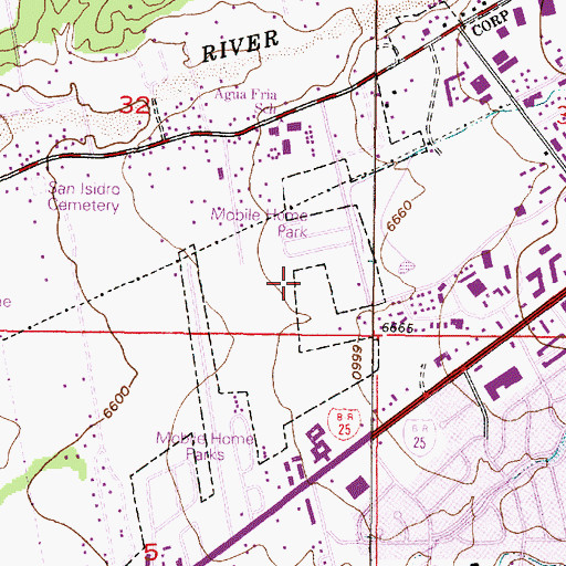 Topographic Map of RG-21541 Water Well, NM