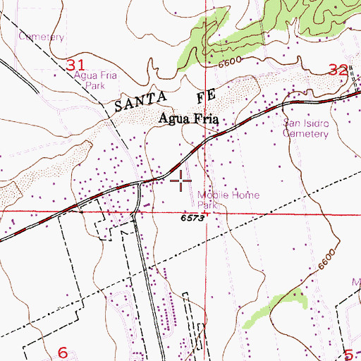 Topographic Map of RG-17476 Water Well, NM