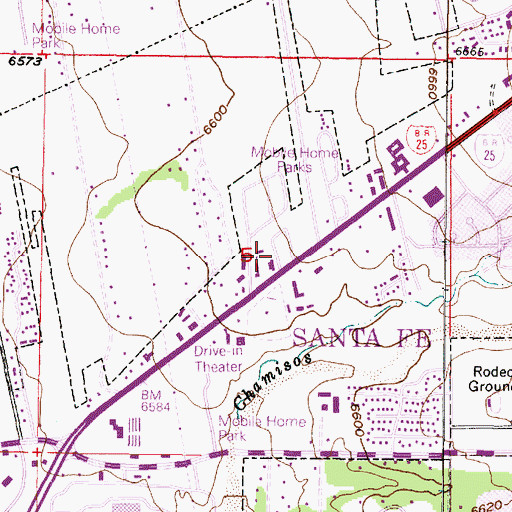 Topographic Map of RG-64295 Water Well, NM