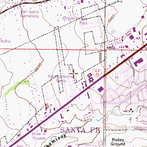 Topographic Map of RG-17358 Water Well, NM
