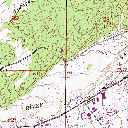 Topographic Map of RG-13500 Water Well, NM