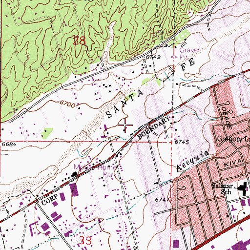 Topographic Map of RG-14253 Water Well, NM
