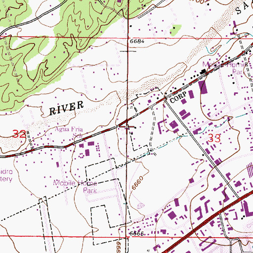 Topographic Map of RG-9040 Water Well, NM
