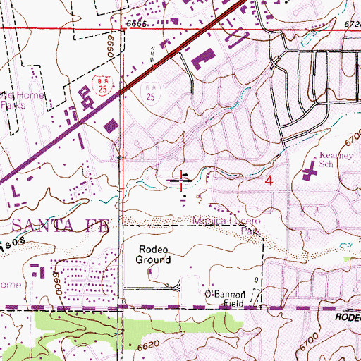 Topographic Map of RG-559 Water Well, NM