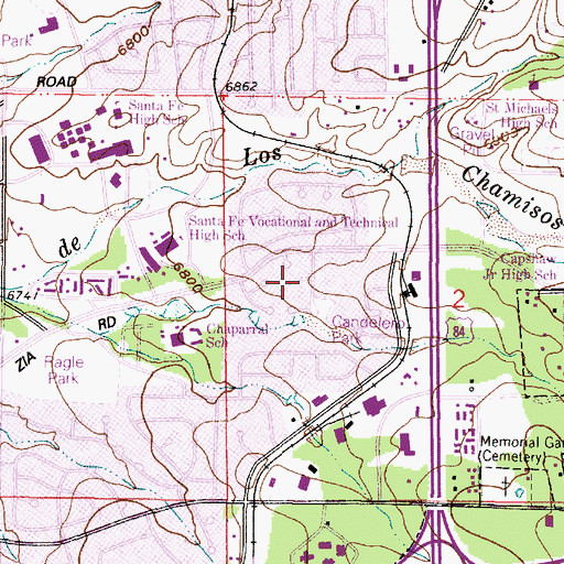 Topographic Map of RG-658 Water Well, NM