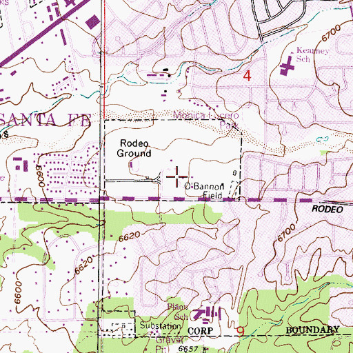 Topographic Map of RG-3051 Water Well, NM
