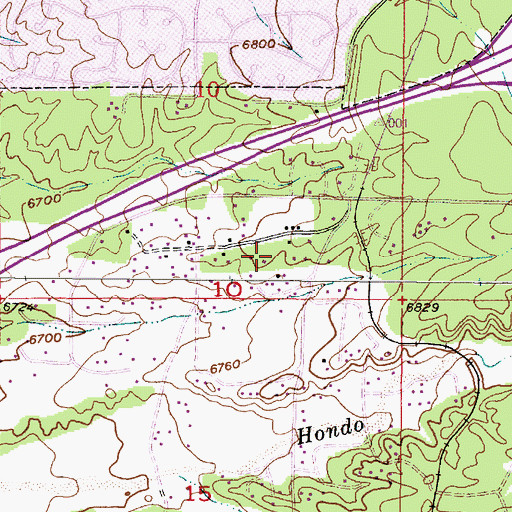 Topographic Map of RG-18831 Water Well, NM