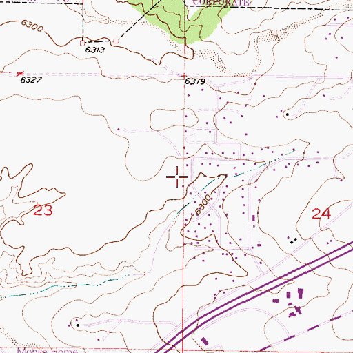 Topographic Map of RG-19604 Water Well, NM