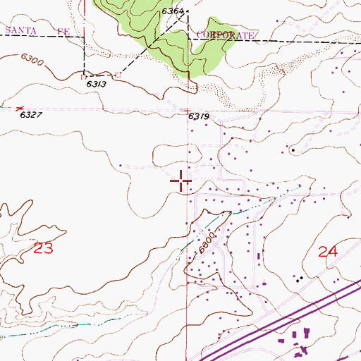 Topographic Map of RG-19471 Water Well, NM