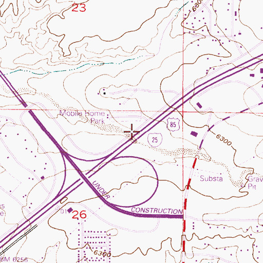 Topographic Map of RG-25756 Water Well, NM