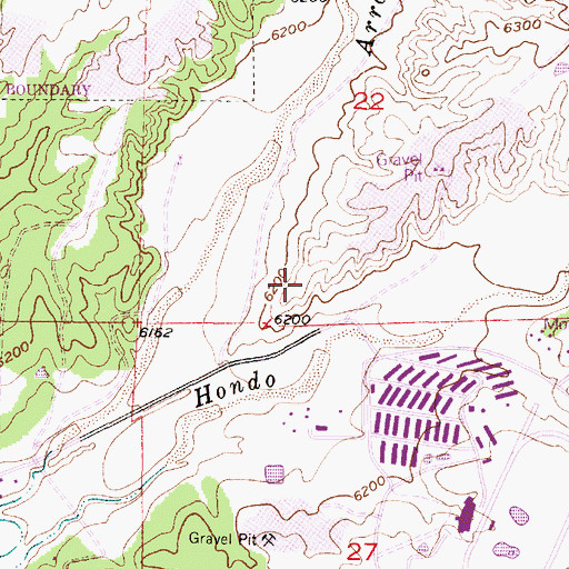 Topographic Map of RG-24464 Water Well, NM
