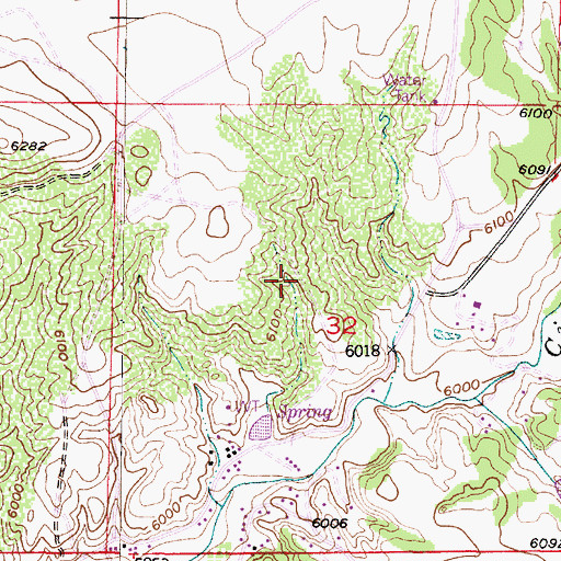 Topographic Map of RG-32077 Water Well, NM