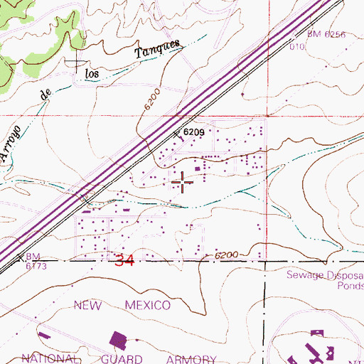Topographic Map of RG-14390 Water Well, NM