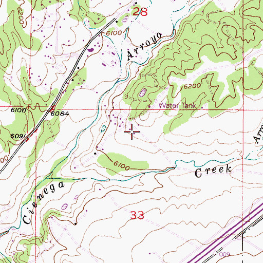 Topographic Map of RG-28461 Water Well, NM