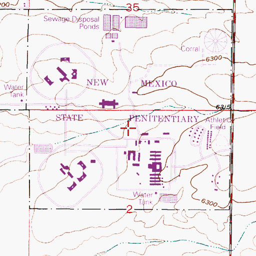 Topographic Map of RG-3824 Water Well, NM