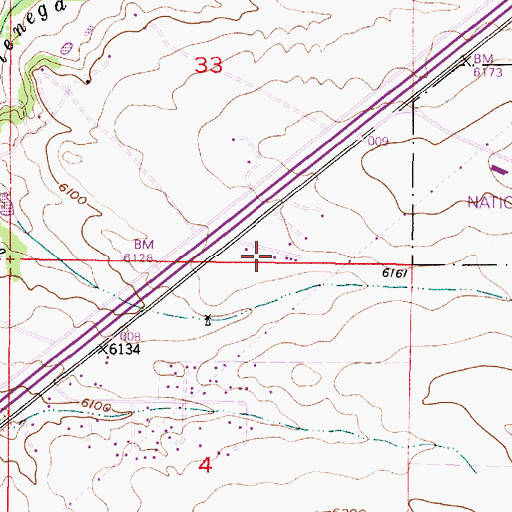 Topographic Map of RG-19724 Water Well, NM