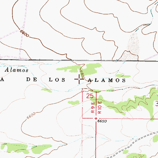 Topographic Map of RG-18586 Water Well, NM