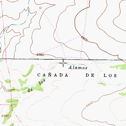 Topographic Map of RG-18518 Water Well, NM