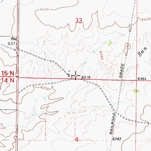 Topographic Map of RG-23040 Water Well, NM