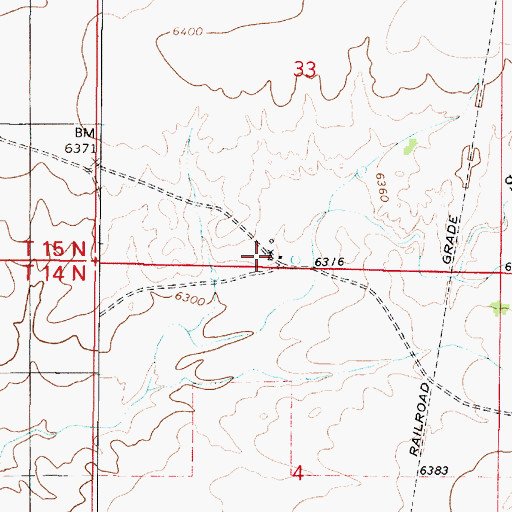Topographic Map of Water Well 10020, NM