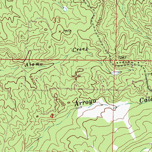Topographic Map of RG-20388 Water Well, NM